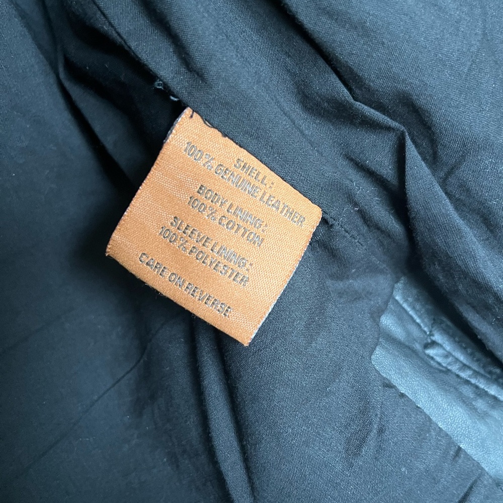 HOBO Black Genuine Leather Moto Jacket - Picture 5 of 9